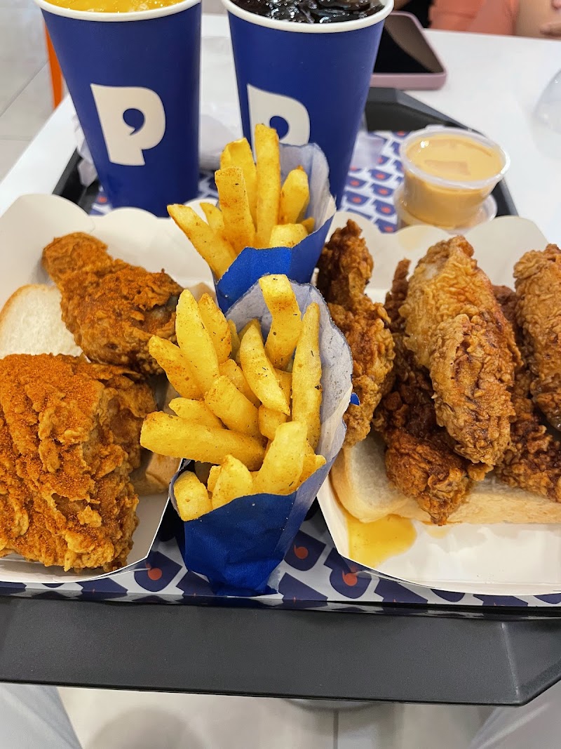 Pretty's Hot Chicken interior or food